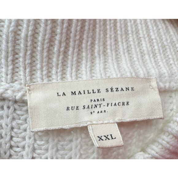 Sezane Ecru Lucas Jumper - Picture 11 of 14